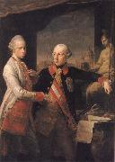 Pompeo Batoni Emperor Foseph II and Grand Duke Pietro Leopoldo of Tusany painting